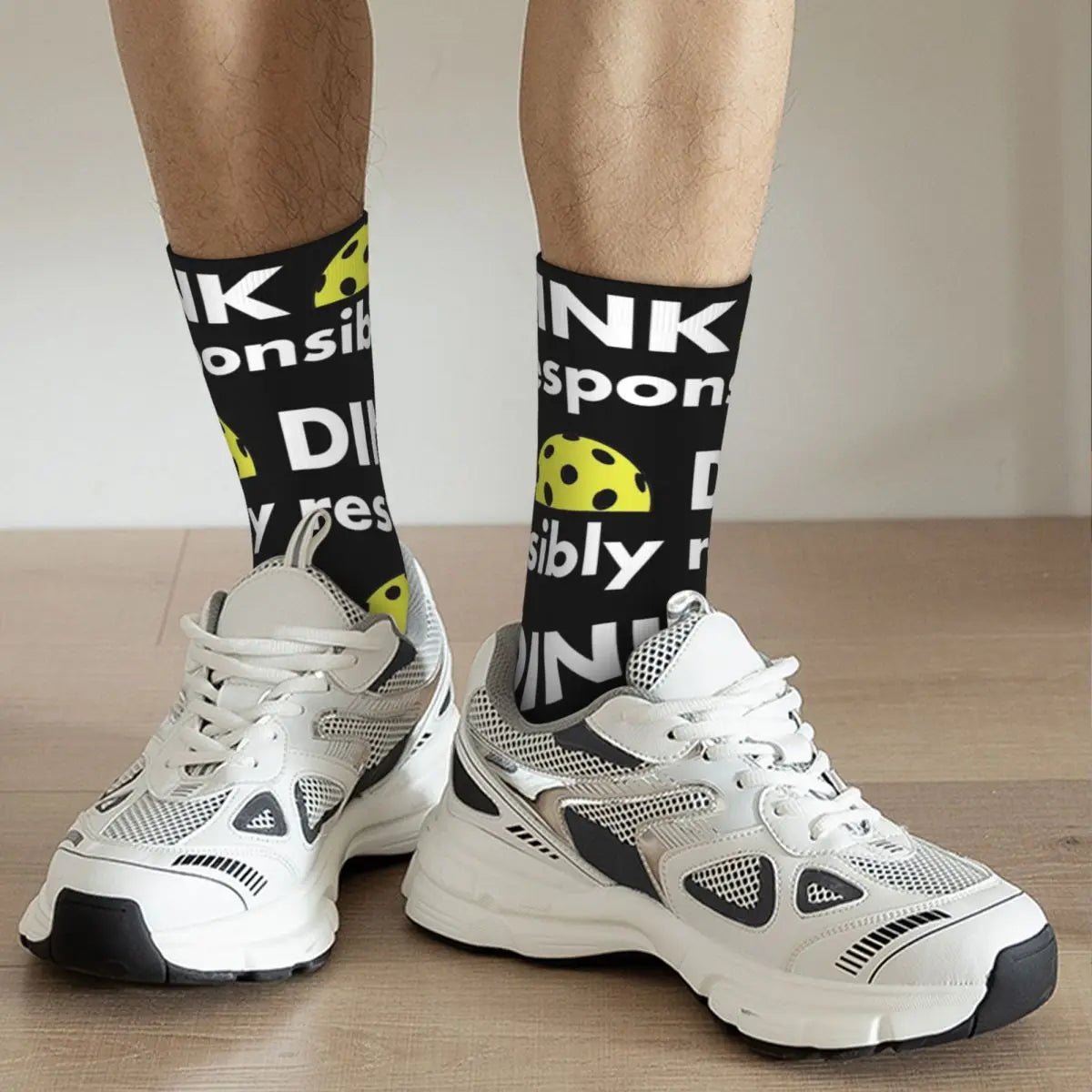 Dink Responsibly Crew Socks