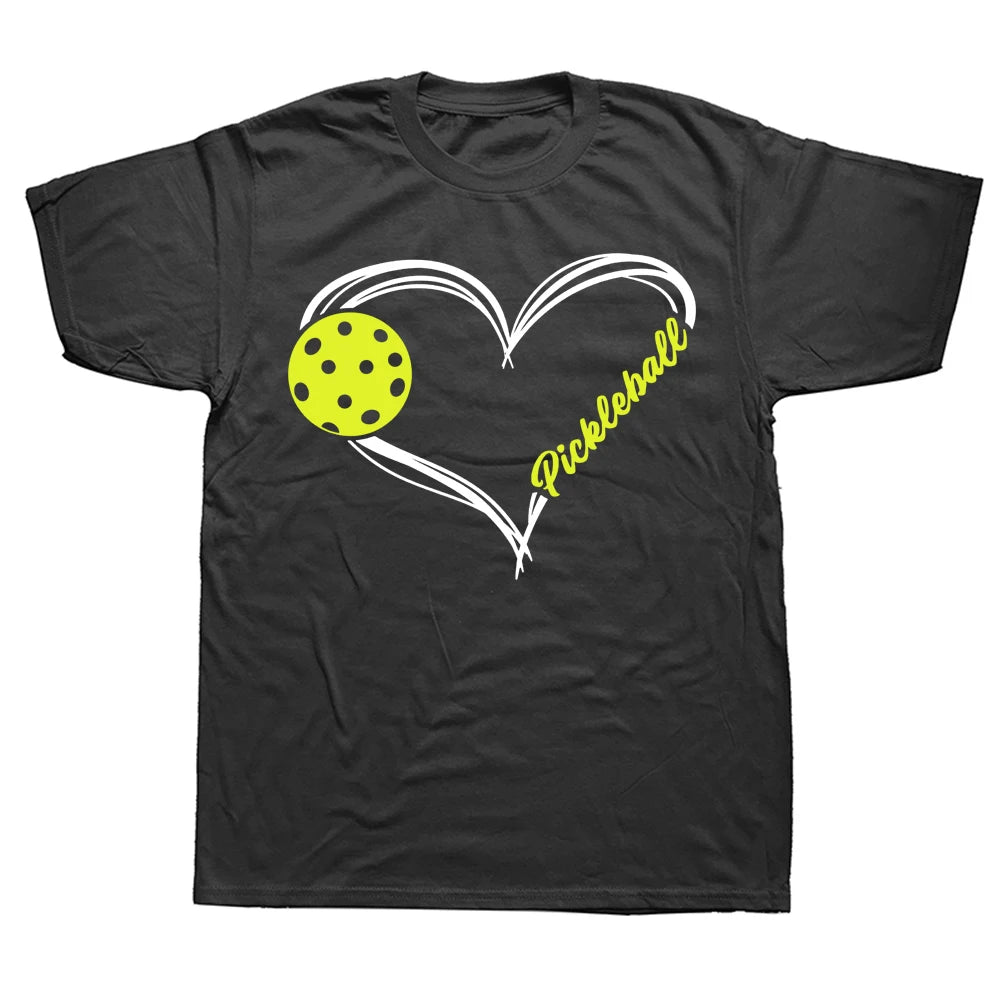 I Heart Pickleball T Shirt - Lightweight & Breathable