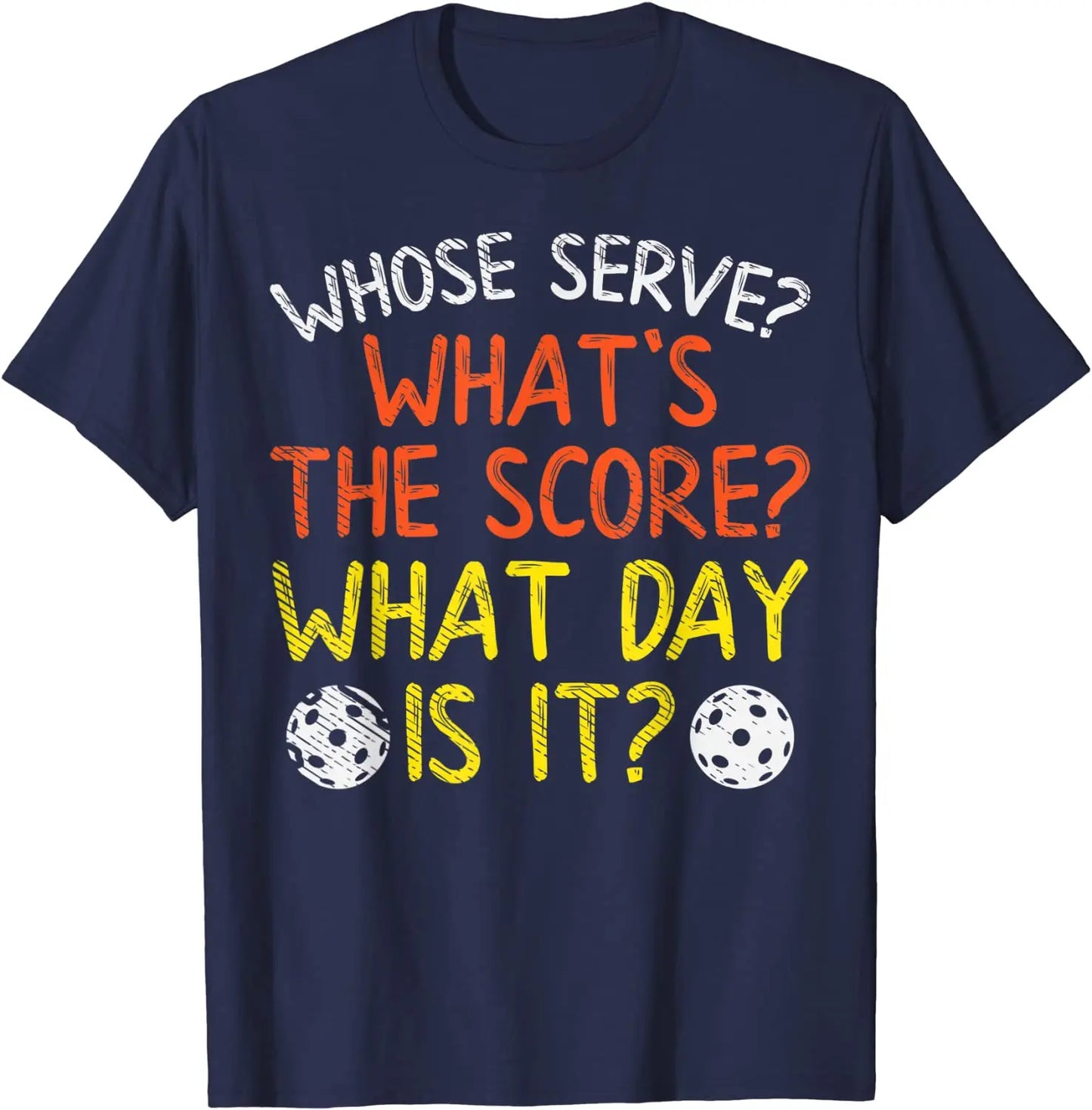 Whose Serve Funny Lounging Summer T Shirt